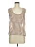 Assorted Brands 100% Polyester Tan Sleeveless Blouse Size M - photo 1