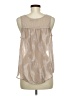 Assorted Brands 100% Polyester Tan Sleeveless Blouse Size M - photo 2