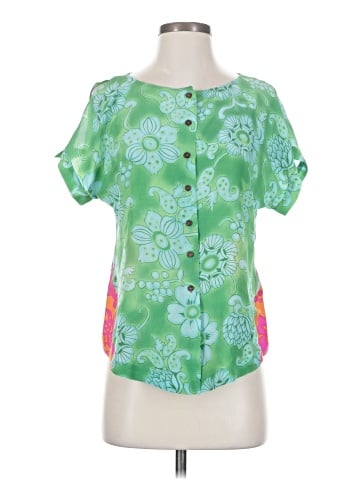 Vanessa Virginia Short Sleeve Silk Top (view 1)