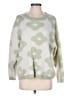 Shein Print Green Pullover Sweater Size M - photo 1