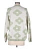 Shein Print Green Pullover Sweater Size M - photo 2