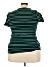 Assorted Brands Stripes Green Short Sleeve T-Shirt Size XXL - photo 2