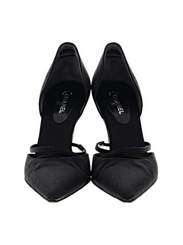 Chanel Satin d'Orsay Heels (view 2)