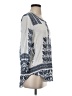 Daniel Rainn 100% Rayon Blue 3/4 Sleeve Blouse Size S - photo 4