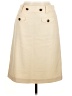 J.Crew 100% Wool Solid Ivory Wool Skirt Size 6 - photo 1