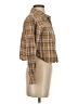 Aiden 100% Cotton Plaid Brown Long Sleeve Button-Down Shirt Size S - photo 4