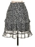 Sienna Sky 100% Polyester Paisley Gray Casual Skirt Size S - photo 2