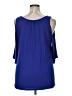 Soho Blue 3/4 Sleeve Blouse Size XL - photo 2