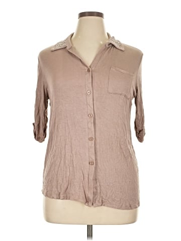 Lavish 3/4 Sleeve Blouse (view 1)