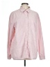 Assorted Brands Stripes Pink Long Sleeve Button-Down Shirt Size 10 - photo 1