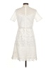 Reiss 100% Polyester Ivory White Cocktail Dress Size 8 - photo 2