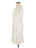 Reiss 100% Polyester Ivory White Cocktail Dress Size 8 - photo 5