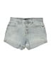 Aero 100% Cotton Blue Denim Shorts Size 6 - photo 1