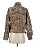 Cotton On 100% Cotton Animal Print Brown Jacket Size 4 - photo 2