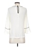 Banana Republic 100% Polyester Ivory 3/4 Sleeve Blouse Size XS - photo 2