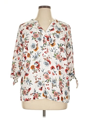 Chelsea & Theodore 3/4 Sleeve Blouse (view 1)