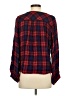 Umgee 100% Rayon Plaid Red 3/4 Sleeve Blouse Size S - photo 2