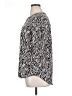 Dana Buchman Animal Print Silver 3/4 Sleeve Blouse Size XL - photo 5