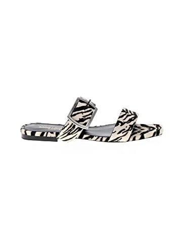 Saint Laurent Hair-on Zebra Sandals (view 1)