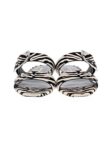 Saint Laurent Hair-on Zebra Sandals (view 2)