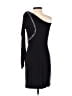 Cache 100% Polyester Black Cocktail Dress Size XS - photo 2