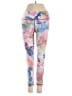 Assorted Brands Floral Pink Active Pants Size S - photo 1