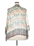Sundance 100% Cupro Floral Gray Kimono Size XXL (estimated) - photo 2