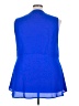 Torrid 100% Polyester Blue Sleeveless Blouse Size 3X Plus (3) - photo 2