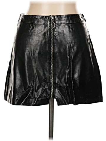 Trafaluc by Zara Faux Leather Skirt (view 1)