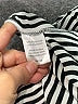 Violet & Claire 100% Polyester Stripes Silver Long Sleeve Blouse Size L - photo 8