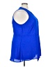 Torrid 100% Polyester Blue Sleeveless Blouse Size 3X Plus (3) - photo 4