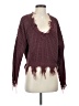 Love Tree 100% Acrylic Burgundy Pullover Sweater Size S - photo 1