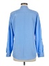 NY Collection 100% Polyester Blue Long Sleeve Blouse Size M - photo 2