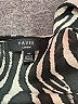Haver 100% Polyester Animal Print Ivory Long Sleeve Blouse Size S - photo 8