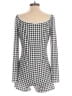 Shein Checkered-gingham Gray Romper Size L - photo 2