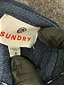 Sundry Color Block Black Pullover Sweater Size Med (2) - photo 7