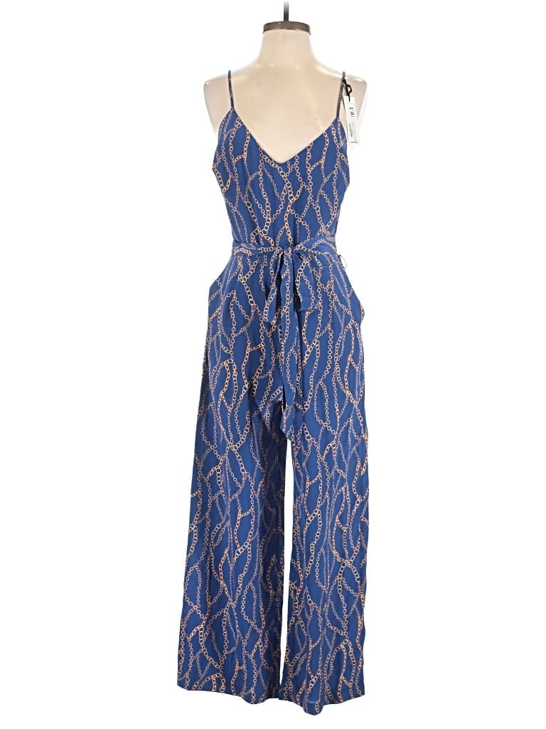 Pre-owned L'agence Jumpsuit In Blue