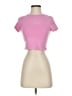 Shein Pink Short Sleeve Turtleneck Size 4 - photo 1