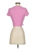 Shein Pink Short Sleeve Turtleneck Size 4 - photo 2