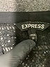 Express 100% Polyester Black Long Sleeve Blouse Size S - photo 7