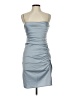 Assorted Brands Solid Blue Cocktail Dress Size L - photo 1