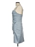 Assorted Brands Solid Blue Cocktail Dress Size L - photo 5
