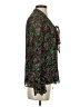 Highline Collective Floral Green Long Sleeve Blouse Size S - photo 4