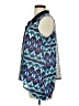 Valerie Stevens 100% Polyester Blue Sleeveless Blouse Size L - photo 5