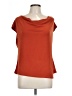 T Tahari Orange Short Sleeve Top Size L - photo 1