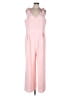 Elle Solid Pink Jumpsuit Size XL - photo 1