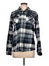 Assorted Brands Plaid Gray Long Sleeve Button-Down Shirt Size L - photo 1