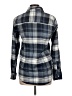 Assorted Brands Plaid Gray Long Sleeve Button-Down Shirt Size L - photo 2