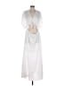 Entro 100% Polyester White Casual Dress Size S - photo 1