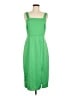 Blue Rain 100% Polyester Solid Green Casual Dress Size M - photo 1